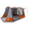 vidaXL Autotent waterdicht grijs en oranje