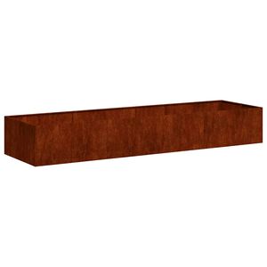 vidaXL Plantenbak Roestig 280 x 80 x 40 cm