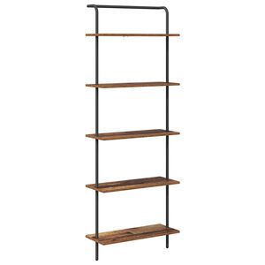 vidaXL Boekenkast Oudhout 60 x 24 x 168 cm Bewerkt hout