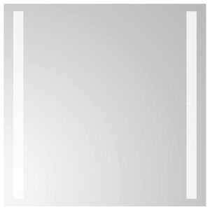 vidaXL LED Badkamer Spiegel Transparant 40 x 40 cm gehard glas