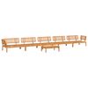 vidaXL 6-delige Loungeset pallet massief acaciahout