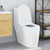 vidaXL Toiletzitting Verstelbaar Wit 48,5 x 36 x 5 cm Polypropyleen