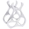 vidaXL Wijnrek Zilver 23 x 14 x 28 cm Aluminium