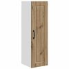 vidaXL Wandkast PORTO Artisan Eiken 30 x 31 x 100 cm Bewerkt hout