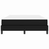 vidaXL Bedframe met matras Zwart 140 x 190 cm Stof