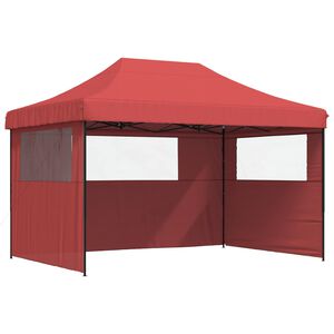 vidaXL Partytent 279 x 410 x 315 cm Bordeauxrood Oxford Stof