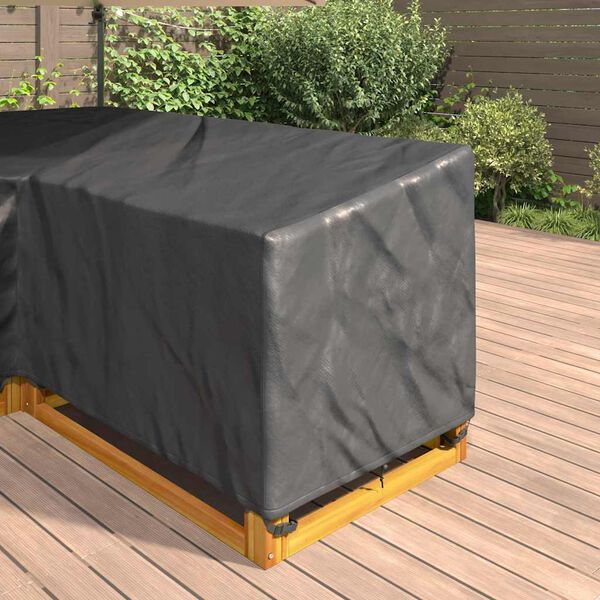vidaXL Meubelhoes Zwart 260 x 210 x 80 cm 600D Oxford Stof