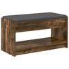 vidaXL Halbank Gerookte Eik 83 x 38 x 45 cm