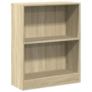 vidaXL Boekenkast 60x24x76 cm bewerkt hout sonoma eikenkleurig