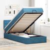 vidaXL Ottoman bed met matras 80x200cm fluweel donkerblauw