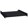 vidaXL Wasmachine Tussenplank Zwart 60 x 60 x 8 cm Staal