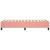 vidaXL Boxspring bed fluweel roze 80x200 cm