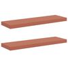 vidaXL Wandplank Muurmontage 2 st Rood 90 x 23,5 x 3,8 cm Bewerkt hout