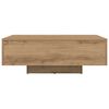 vidaXL Salontafel Artisan Eiken 85 x 55 x 31 cm Bewerkt hout