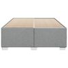 vidaXL Bedframe zonder matras stof lichtgrijs 140x200 cm