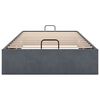 vidaXL Bedframe zonder matras 90x190 cm fluweel donkergrijs