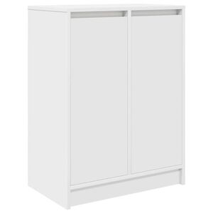 vidaXL Schoenenkast 57x34x76 cm bewerkt hout wit