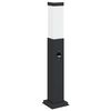vidaXL Bolderverlichting met sensor 50 cm zwart IP44