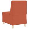 vidaXL Modulaire Bankeenheid Armlos 2 pcs Oranje 55 x 74 x 82 cm