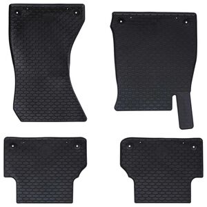vidaXL Autobodemmat 4 st geschikt voor Audi A4 B9 2015-2024 Rubber