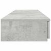 vidaXL Bedlades met lade Beton Grijs 150 x 36,5 x 16,5 cm Bewerkt hout