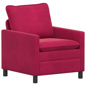 vidaXL Bank Wijnrood 76 x 81 x 87,5 cm Fluweel