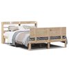 vidaXL Bedframe met hoofdbord massief grenenhout 160x200 cm
