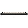 vidaXL Bedframe bewerkt hout zwart 75x190 cm