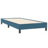 vidaXL Boxspring zonder matras fluweel donkerblauw 80x220 cm