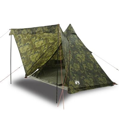 vidaXL Tipitent 6-persoons camouflage waterdicht