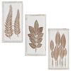 vidaXL Kunst Decoratie 3 st 40 x 40 x 1,5 cm Geconstrueerd hout