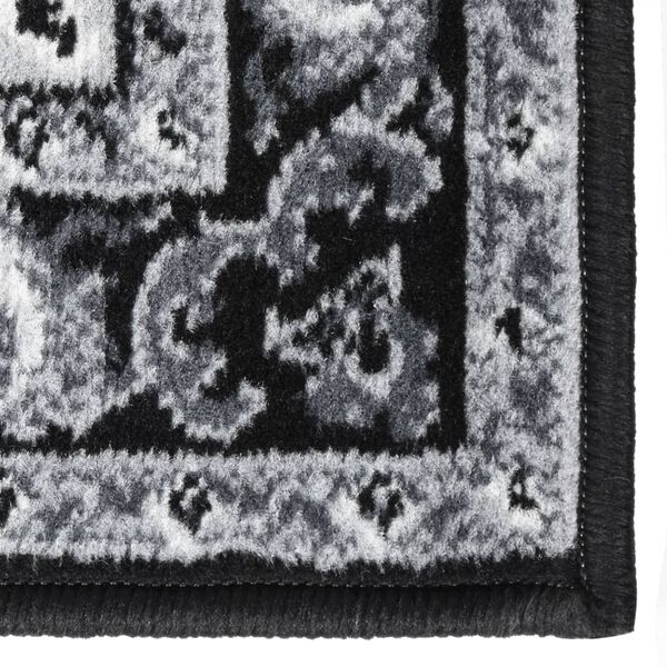 vidaXL Tapijtloper 80x500 cm BCF zwart