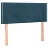 vidaXL Hoofdbord 100x5x78/88 cm fluweel donkerblauw