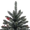 vidaXL Kunstkerstboom met 300 LED Groen 240 cm PVC en Plastic en Staal