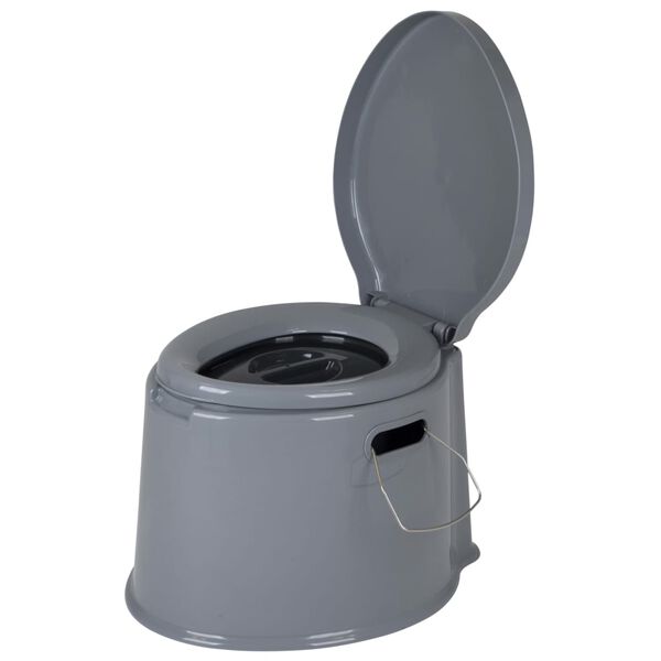 Bo-Camp Toilet draagbaar 7 L grijs