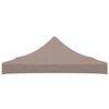 vidaXL Partytentdak 270 g/m² 3x3 m taupe
