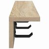 vidaXL Wandgemonteerde kapstok Sonoma Eiken 40 x 10,5 x 10,5 cm