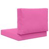 vidaXL Buiten bankkussen 2 pcs Roze Polyester