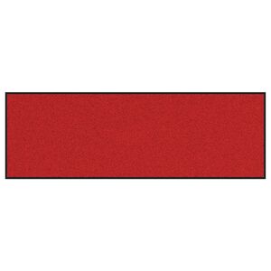 vidaXL Deurmat Anders Rood en Zwart 60 x 180 cm Polypropyleen en vinyl
