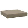 vidaXL Palletkussen 60x60x9,5 cm oxford stof taupe