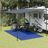 vidaXL Tenttapijt 200x400 cm HDPE blauw