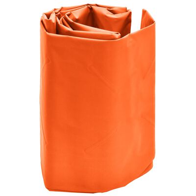 vidaXL Luchtmatras met kussen opblaasbaar 58x190 cm oranje