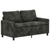 vidaXL Bank Antracietkleurig 156 x 81 x 87,5 cm Polyester