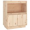 vidaXL Dressoir 60x34x75 cm massief grenenhout