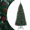 vidaXL Scharnierende kunstkerstboom met kerstballen 500 cm 900 LED's
