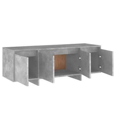 vidaXL Tv-meubel 120x30x40,5 cm bewerkt hout betongrijs