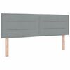 vidaXL Boxspringbed met matras Lichtgrijs 200 x 140 cm Stof