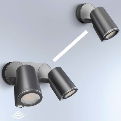 Steinel Tuinspotlight met sensor Spot Duo Sensor zwart