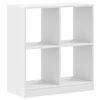 vidaXL Boekenkast 68,5x32x75 cm bewerkt hout wit