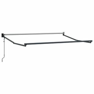 vidaXL Elektrisch uitschuifbaar zonnescherm frame Antraciet 2,5 x 2 m